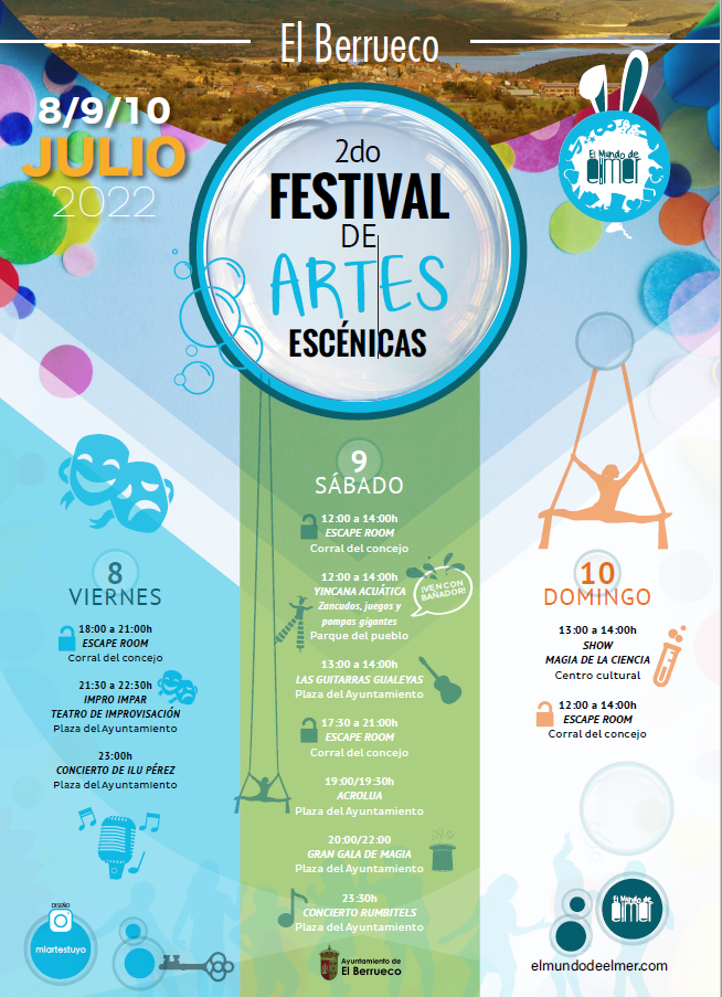 II FESTIVAL DE ARTES ESCÉNICAS EN EL BERRUECO | 8, 9 Y 10 DE JULIO – El ...